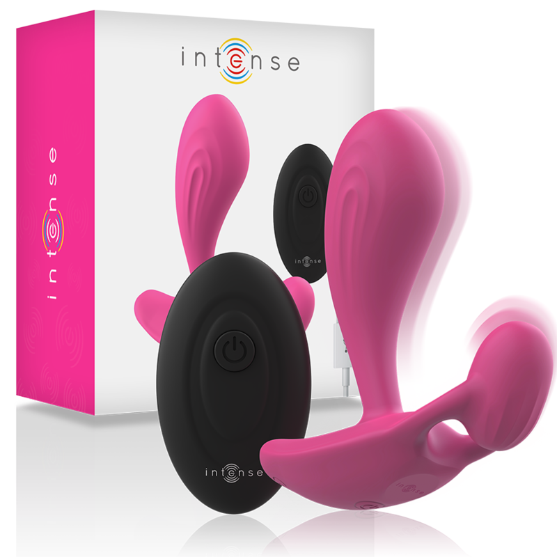 VIBRADOR DUO ANAL-PERINEO, VAGINAL-CLITÓRIS COM CONTROLE REMOTO