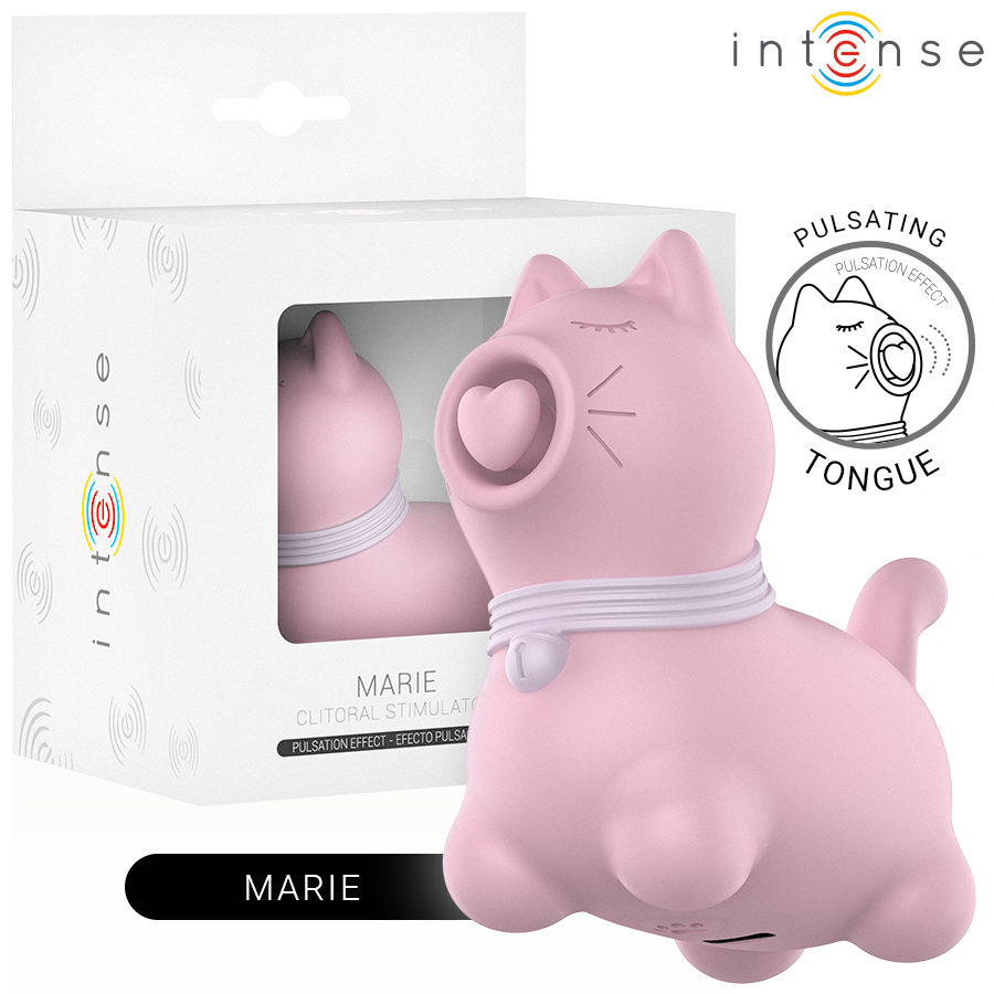 ESTIMULADOR DE CLITÓRIS MARIE PINK COM EFEITO DE PULSAÇÃO