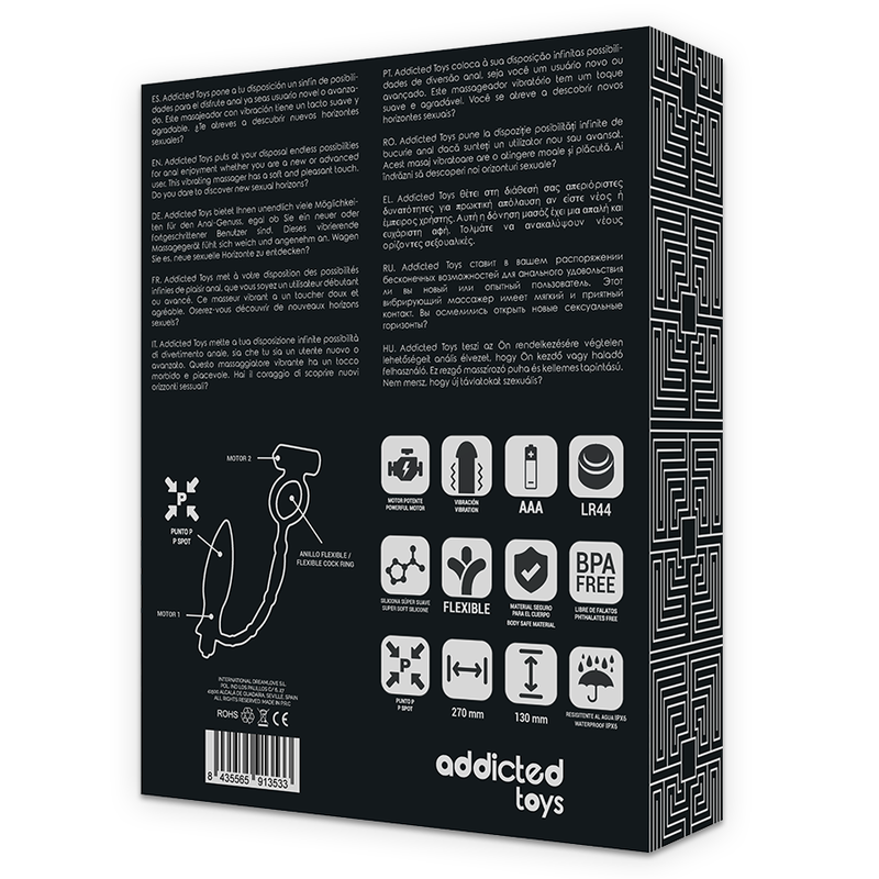 PLUG ANAL COM ANEL VIBRATÓRIO